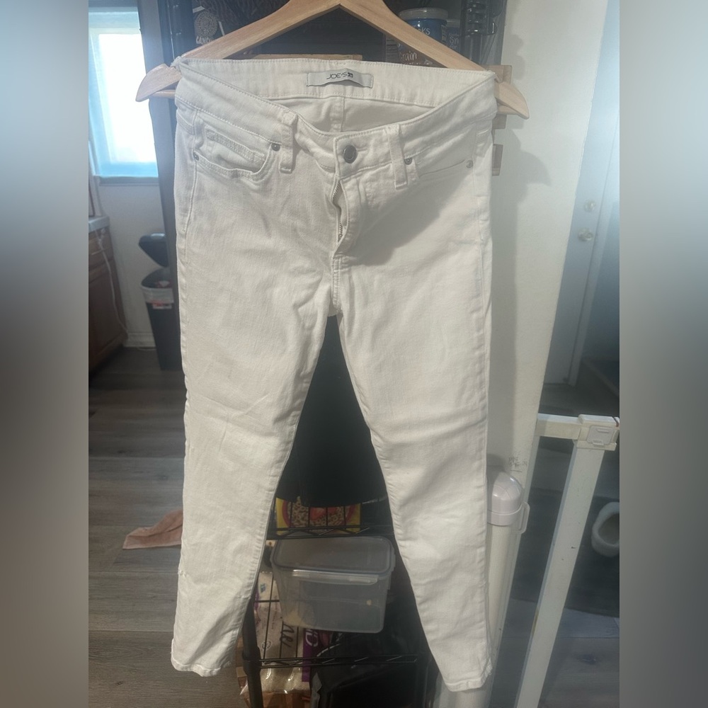 Joe skinny white jeans size 28